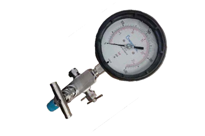 Manómetro con válvula
de aislamiento / Control
de presión